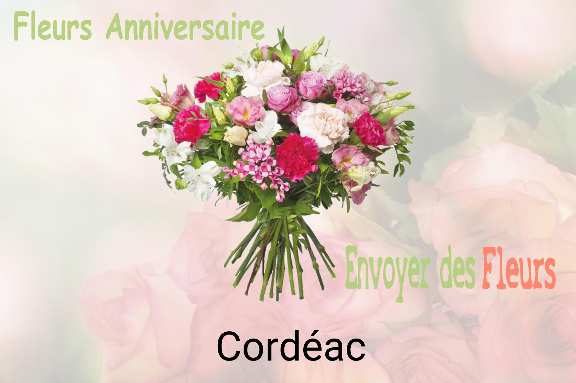 Bouquet de fleurs d’anniversaire livré à Cordéac